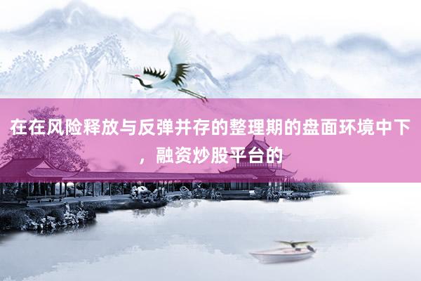 在在风险释放与反弹并存的整理期的盘面环境中下，融资炒股平台的